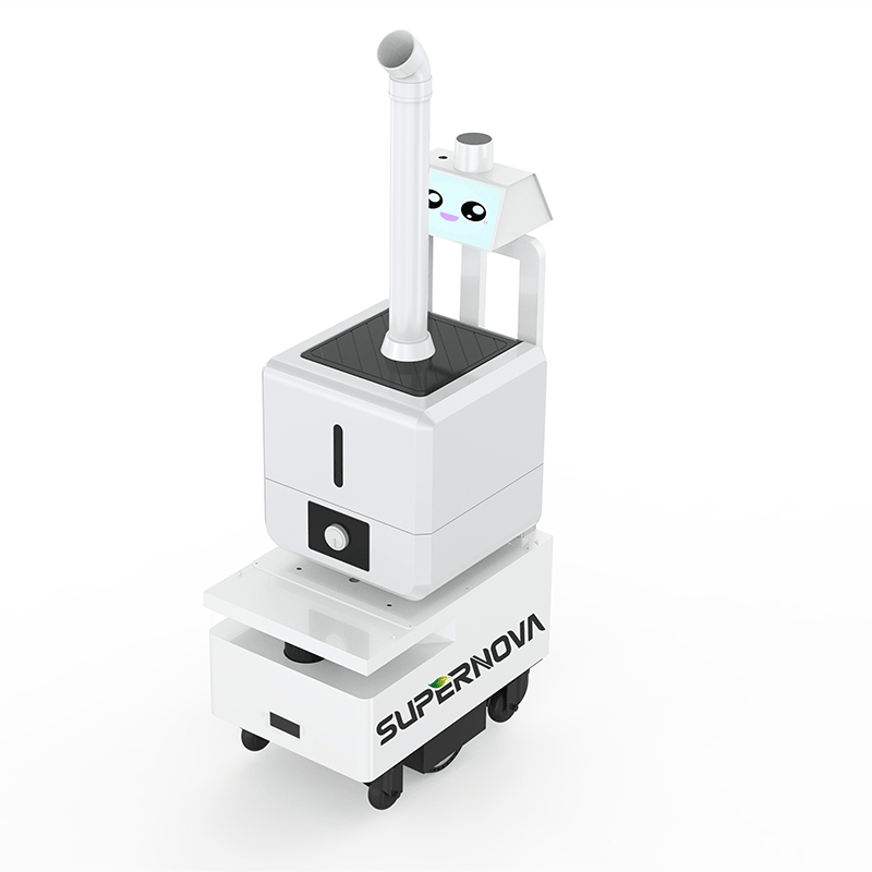 Új technika porlasztó spray Járványellenes légfrissítő fertőtlenítés Mesterséges intelligens spray-sterilizáló robot